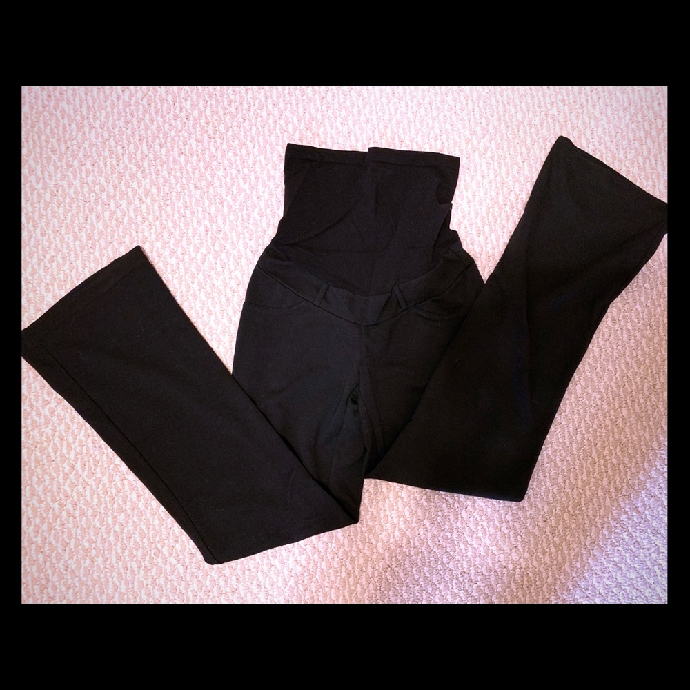 Black Maternity Slacks